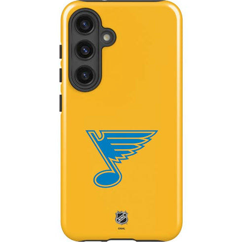 NHL St. Louis Blues Solid Background Galaxy S24 Impact Case